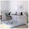 A Picture of product ALE-WSF4824GY Workspace by Alera® Farmhouse Writing Desk 47.24" x 23.62" 29.53", Gray