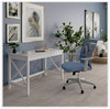 A Picture of product ALE-WSF4824WT Workspace by Alera® Farmhouse Writing Desk 47.24" x 23.62" 29.53", White