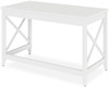 A Picture of product ALE-WSF4824WT Workspace by Alera® Farmhouse Writing Desk 47.24" x 23.62" 29.53", White