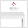 A Picture of product ALE-WSF4824WT Workspace by Alera® Farmhouse Writing Desk 47.24" x 23.62" 29.53", White