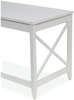 A Picture of product ALE-WSF5959WT Workspace by Alera® L-Shaped Farmhouse Desk 58.27" x 29.53", White