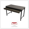 A Picture of product ALE-WSWD4824GB Workspace by Alera® Modern Writing Desk 47.24" x 23.62" 29.92", Gray