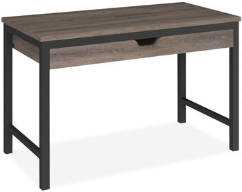 Workspace by Alera® Modern Writing Desk 47.24" x 23.62" 29.92", Gray