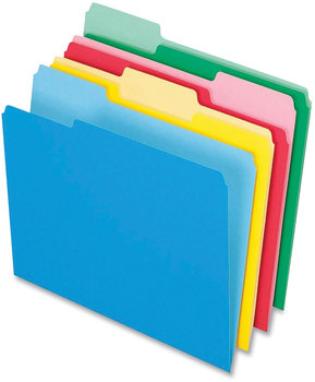 Pendaflex® Colored File Folders 1/3-Cut Tabs: Assorted, Letter Size, Colors, 36/Pack