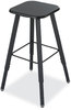 A Picture of product SAF-1205BL Safco® AlphaBetter® Adjustable-Height Student Stool Backless, Supports Up to 250 lb, 35.5" Seat Height, Black