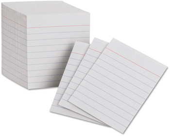 Oxford™ Mini Index Cards Ruled 3 x 2.5, White, 200/Pack
