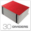 A Picture of product PFX-11014 Pendaflex® Expanding Desk File 31 Dividers, Date Index, Letter Size, Red Cover