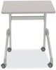 A Picture of product SAF-1227GR Safco® Learn Nesting Rectangle Desk 28" x 22.25" 29.5", Gray, Ships in 1-3 Business Days