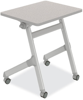 Safco® Learn Nesting Rectangle Desk 28" x 22.25" 29.5", Gray, Ships in 1-3 Business Days
