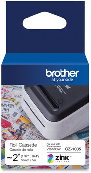 Brother CZ Roll Cassette 1.97" x 16.4 ft, White