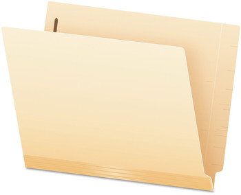 Pendaflex® Manila Laminated End Tab Fastener Folders 11-pt 0.75" Expansion, 1 Letter Size, Exterior, 50/Box