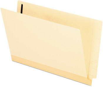 Pendaflex® Manila Laminated End Tab Fastener Folders 11-pt 0.75" Expansion, 1 Legal Size, Exterior, 50/Box