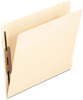 Pendaflex® Manila Laminated End Tab Fastener Folders 14-pt 0.75" Expansion, 2 Fasteners, Letter Size, Exterior, 50/Box