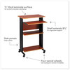 A Picture of product SAF-1923CY Safco® Muv™ Standing Desk 29.5" x 22" 45", Cherry, Ships in 1-3 Business Days