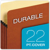 A Picture of product PFX-1514COX Pendaflex® Standard Expanding File Pockets 1.75" Expansion, Letter Size, Red Fiber, 25/Box