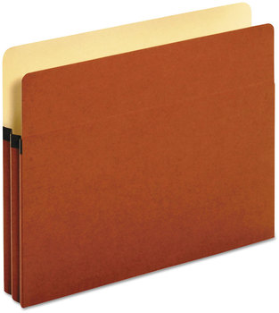 Pendaflex® Standard Expanding File Pockets 1.75" Expansion, Letter Size, Red Fiber, 25/Box