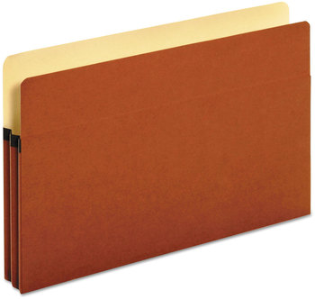 Pendaflex® Standard Expanding File Pockets 1.75" Expansion, Legal Size, Red Fiber, 25/Box