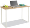 A Picture of product SAF-1943BHWH Safco® Steel Desk 47.25" x 24" 28.75", Beech/White