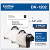 A Picture of product BRT-DK12023 Brother Pre-Sized Die-Cut Label Rolls Shipping Labels, 2.4 x 3.9, White, 300 Labels/Roll, 3 Rolls/Pack