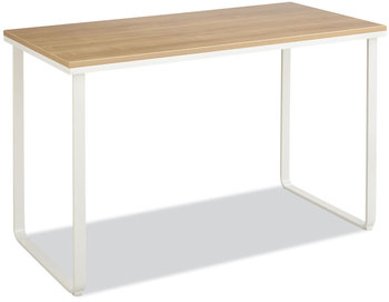 Safco® Steel Desk 47.25" x 24" 28.75", Beech/White