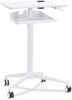 A Picture of product SAF-1944WH Safco® VUM Mobile Workstation 30.75" x 22.28" 36.12" to 48.25", White, Ships in 1-3 Business Days