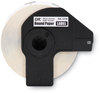 A Picture of product BRT-DK1218 Brother Pre-Sized Die-Cut Label Rolls Round Paper Labels, 0.94" dia, White, 1,000 Labels/Roll