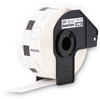 A Picture of product BRT-DK1218 Brother Pre-Sized Die-Cut Label Rolls Round Paper Labels, 0.94" dia, White, 1,000 Labels/Roll