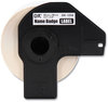 A Picture of product BRT-DK12343 Brother Pre-Sized Die-Cut Label Rolls Name Badge Labels, 2.3 x 3.4, White, 260 Labels/Roll, 3 Rolls/Pack