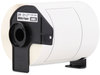 A Picture of product BRT-DK1247 Brother P-Touch® DK1247 Label Tape 4.07" x 6.4", Black on White, 180 Labels/Roll