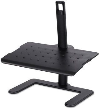 Safco® Height-Adjustable Footrest 20.5w x 14.5d 3.5 to 21.5h, Black