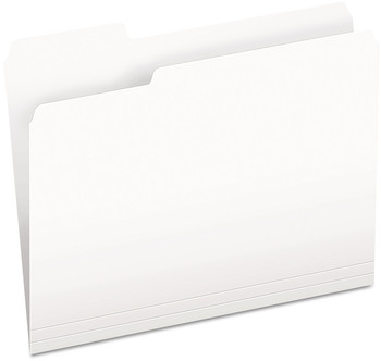 Pendaflex® Colored File Folders 1/3-Cut Tabs: Assorted, Letter Size, White, 100/Box