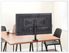 A Picture of product SAF-2144BL Safco® Tabletop TV Mount 21.25" x 24.75" Black, Supports 50 lbs, Ships in 1-3 Business Days