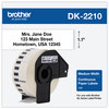 A Picture of product BRT-DK2210 Brother Continuous Length Label Tapes Paper Tape, 1.1" x 100 ft Roll, White