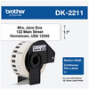 A Picture of product BRT-DK2211 Brother Continuous Length Label Tapes Film Tape, 1.1" x 50 ft Roll, White