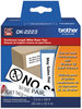 A Picture of product BRT-DK2223 Brother Continuous Length Label Tapes Paper Tape, 2" x 100 ft, Black/White