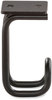 A Picture of product SAF-2254BL Safco® Table Hooks 1.25 x 1.75 3.25, Black, 6/Pack, Ships in 1-3 Business Days