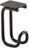 A Picture of product SAF-2255BL Safco® Table Hooks 1.25 x 1.75 3.25, Black, 24/Pack, Ships in 1-3 Business Days