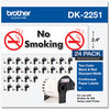 A Picture of product BRT-DK225124 Brother Continuous Length Label Tapes Paper Tape, 2.44 x 50 ft, White, 24 Rolls/Pack