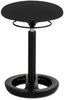 A Picture of product SAF-3000BL Safco® Twixt™ Desk Height Ergonomic Stool Supports Up to 250 lb, 22.5" Seat Black, Ships in 1-3 Business Days