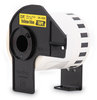 A Picture of product BRT-DK2606 Brother Continuous Length Label Tapes Film Tape, 2.4" x 50 ft Roll, Yellow