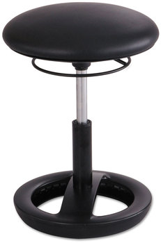 Safco® Twixt™ Desk Height Ergonomic Stool Supports Up to 250 lb, 22.5" Seat Black, Ships in 1-3 Business Days