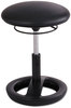 A Picture of product SAF-3000BV Safco® Twixt™ Desk Height Ergonomic Stool Supports Up to 250 lb, 22.5" Seat Black, Ships in 1-3 Business Days