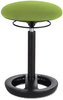 A Picture of product SAF-3000GN Safco® Twixt™ Desk Height Ergonomic Stool Supports Up to 250 lb, 22.5" High Green Seat, Black Base, Ships in 1-3 Business Days