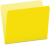 A Picture of product PFX-152YEL Pendaflex® Colored File Folders Straight Tabs, Letter Size, Yellow/Light Yellow, 100/Box