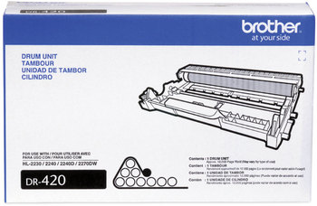 Brother DR420 Drum Unit 12,000 Page-Yield, Black