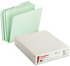 A Picture of product PFX-17167 Pendaflex® Pressboard Expanding File Folders 1/3-Cut Tabs: Assorted, Letter Size, 1" Expansion, Green, 25/Box