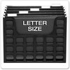 A Picture of product PFX-23013 Pendaflex® Desktop File With Hanging Folders Letter Size, 6" Long, Black