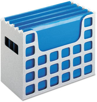 Pendaflex® Desktop File With Hanging Folders Letter Size, 6" Long, Granite