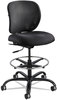 A Picture of product SAF-3394BL Safco® Vue™ Heavy-Duty Extended-Height Stool Supports Up to 350 lb, 23" 32.5" Seat Height, Black Fabric
