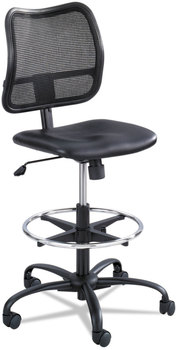 Safco® Vue™ Series Mesh Extended-Height Chair Supports Up to 250 lb, 23" 33" Seat Height, Black Vinyl Base